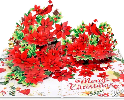 Miniatura 11 de CUTPOPUP - Tarjeta de Navidad emergente, 3D, Navidad, Año Nuevo, tarjeta de felicitación de vacaciones (ciudad de pan de jengibre)
