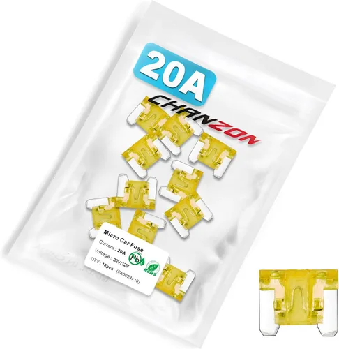 Miniatura 13 de Chanzon 10 Uds. 10 unids 10A bajo perfil Mini Micro Blade Fusible 10 Amp 32V Fusibles de soplado rápido para automóvil, camión, vehículo SUV