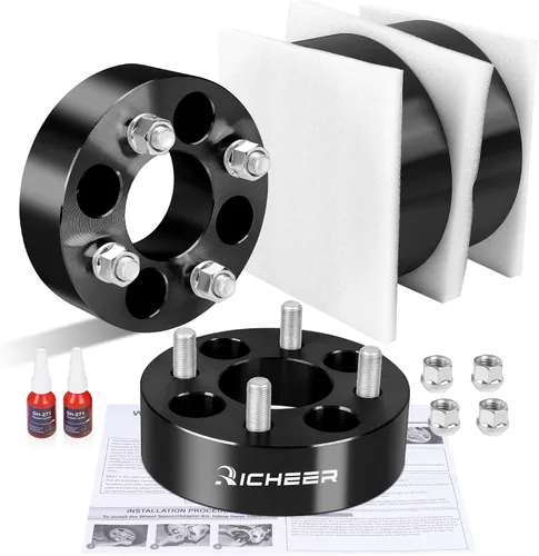 Miniatura 7 de Espaciadores de rueda 4x4 Richeer para carritos de golf EZ GO EZGO Club Car y vehículos ATV, 4 piezas, espaciadores de rueda de 1.5 pulgadas