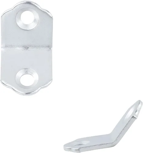 Miniatura 3 de MY MIRONEY 40 unids soportes de esquina anti hierro invertido hoja muebles hardware plata 135 grados esquina junta esquina apoyos