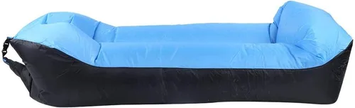 Keenso Cama de aire, tela Oxford camping sofá inflable al aire libre ultraligero playa camping viaje saco de dormir cama de aire tumbona silla