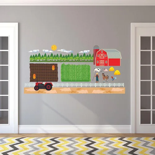 Miniatura 19 de The City - Vinilo adhesivo de vinilo para habitación de niños, camión de basura, colección de residuos sólidos, para dormitorio de niños, sala