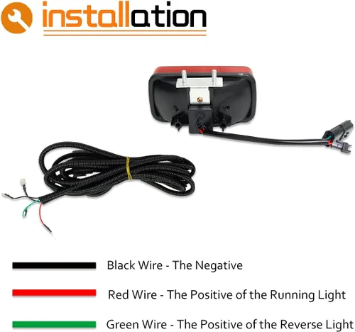 Miniatura 5 de ADIIL Kit de 2 luces LED 3 en 1 con lente roja de respaldo, reversa y antiniebla para Mercedes Benz W463 Clase G 1986-2018, G500, G550, G55, G63 AMG