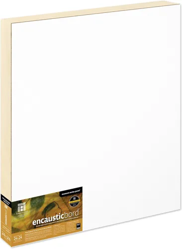 Miniatura 16 de Ampersand Art Supply Panel de pintura de madera: Serie Museo Encausticbord, 7/8 pulgadas de profundidad, 8 "x 10" Profundidad de 7/8 pulgadas