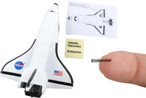Miniatura 5 de Set de juguetes de misión espacial Daron Nave espacial en plataforma de lanzamiento, representación auténtica de naves espaciales