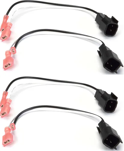 (2) Par de adaptadores de cable de altavoz Metra 72-5600 para vehículos Ford seleccionados – 4 adaptadores totales