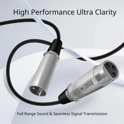 Miniatura 2 de TNP XLR - Cable de micrófono XLR de 3 pines macho a hembra, conector de audio de cable de micrófono equilibrado, convertidor de adaptador