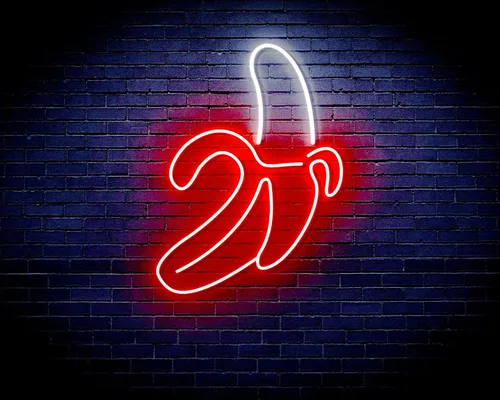 Miniatura 9 de ADVPRO Banana Flex - Letrero de neón LED de silicona azul y rojo st16s33-fnu0042-br
