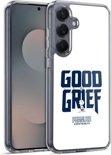 Miniatura 48 de Head Case Designs Funda de gel con licencia oficial de Peanuts Woodstock Insignia Rock Tees [protección de grado militar] compatible con Samsung