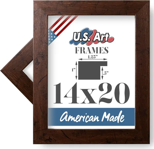 Miniatura 99 de Marco de fotos de 4 x 6 pulgadas, acabado envuelto suave, plano de 1.25 pulgadas de ancho, negro tradicional, MDF compuesto de madera 100% americana