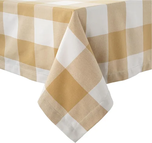 Miniatura 11 de LANE LINEN Juego de 4 manteles individuales decorativos de algodón de 13 x 19 pulgadas, color beige