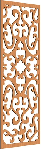 Miniatura 16 de Smithfield Paneles de pared decorativos de madera con calado, 13 3/8 pulgadas de ancho x 34 3/8 pulgadas de alto x 3/8 de alto, roble rojo rojo
