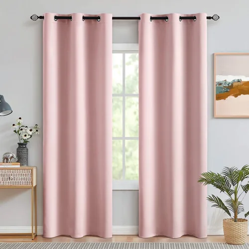 Miniatura 48 de MIULEE Cortinas opacas para dormitorio o sala de estar, juego de 2 paneles de cortina para ventana con aislamiento térmico y bloqueo de luz