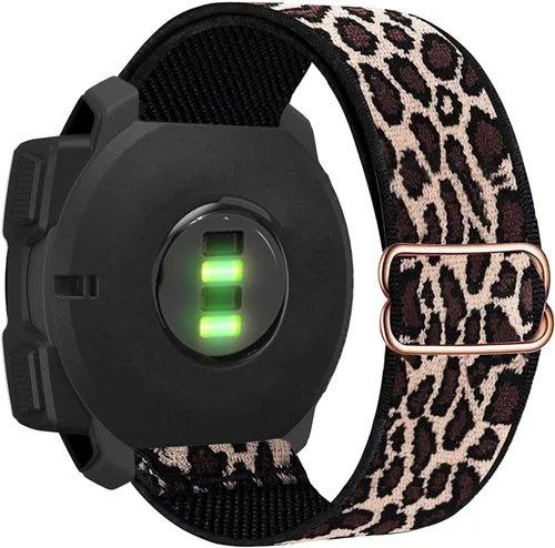 Miniatura 9 de Abanen Correas elásticas de reloj de 0.866 pulgadas para Garmin Instinct 3 de 1.772 pulgadas/2 Solares, correa de nailon elástico suave