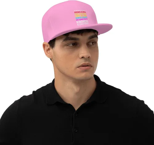 Miniatura 26 de Pride Flag in This House We Believe Science is Real Black Lives Matter Baseball Hats for Men Dad Hat,Black