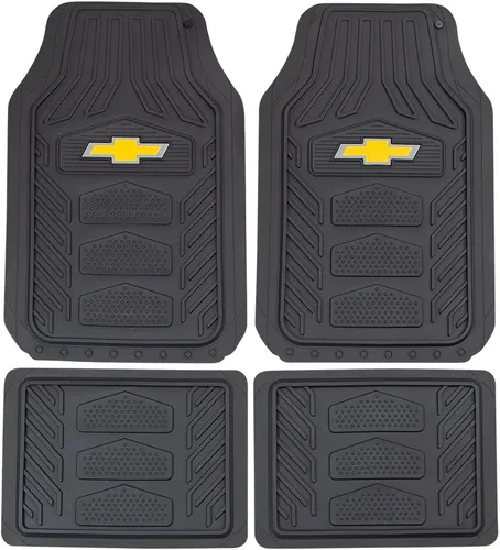 Plasticolor Plasticolor (001664R03) - Juego de 4 alfombrillas para el suelo de Chevrolet Weatherpro, color negro, talla única