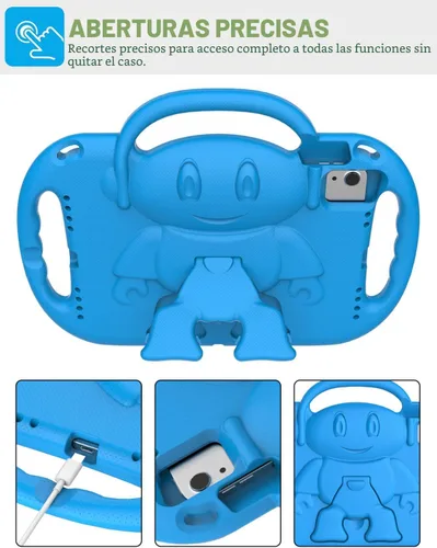 Miniatura 5 de Funda SUPLIK para niños para el nuevo iPad de 11ª generación (A16) de 11 pulgadas 2025 y 10ª generación de 10.9" 2022 y Air 11" 2025/2024 y Air Azul