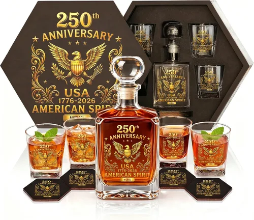 Miniatura 21 de Juego de decantadores de whisky personalizados para hombres, para el hogar, bar, decantadores de licor personalizados, caja de madera, vasos