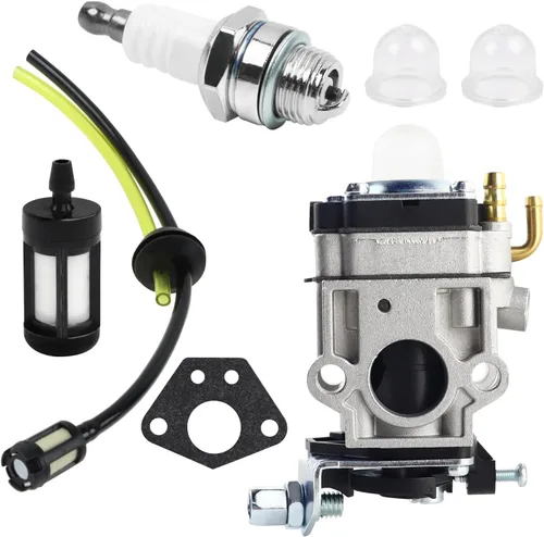 FLYPIG Kit de bujía de carburador de 0.591 in para 43Cc 47Cc 49CC 50CC 2-Stroke X1 X2 X3 R1 Cateye X7 FS529 FS509 Z600 Mini Pocket Bike Quad ATV