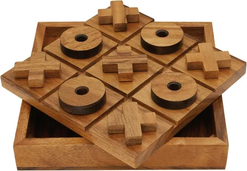 Miniatura 10 de BSIRI Juegos de mesa extra grandes de Tic Tac Toe, ideales para juegos infantiles, juegos familiares y noches de juegos para adultos, decoración