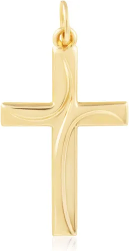 Miniatura 9 de Dijes religiosos de oro amarillo de 14 quilates para hombres y mujeres – disponible en varios diseños