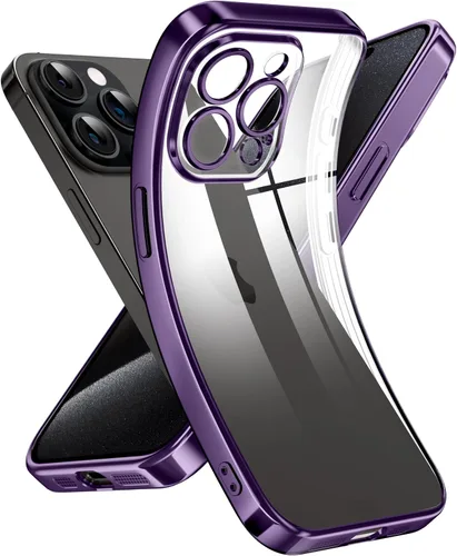 Miniatura 122 de Supdeal Funda transparente para iPhone 13 Pro, no amarillea, protección de cámara, probada en caídas de grado militar, transparente, a prueba