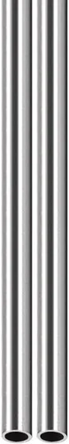 Miniatura 8 de DTGN Tubo de acero inoxidable 304 de 0.394 in x 0.016 in x 9.843 in (ODxWall TxL) - Paquete de 2 - Bueno para equipos de maquinaria - Tubería
