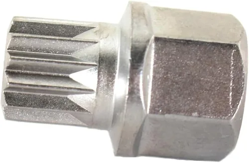 Miniatura 8 de TEMO Llave de extracción de tornillo de tuerca de bloqueo de rueda de 11/15Pt Socket antirrobo S3054 para vehículos BMW