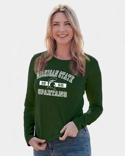 Miniatura 18 de Blue 84 NCAA - Camiseta de manga larga con licencia oficial de la NCAA para mujer, color del equipo atlético