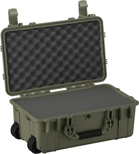 Miniatura 10 de Condition 1 Estuche rígido grande rodante con cerradura de 22" con espuma, modelo 300, caja protectora impermeable para cámara, equipo táctico