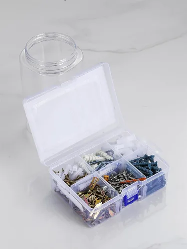 Miniatura 6 de wensilon Juego de anclaje de pared multiusos 367 piezas, kit de anclaje para paneles de yeso, para aluminio, hierro, madera, paneles de yeso