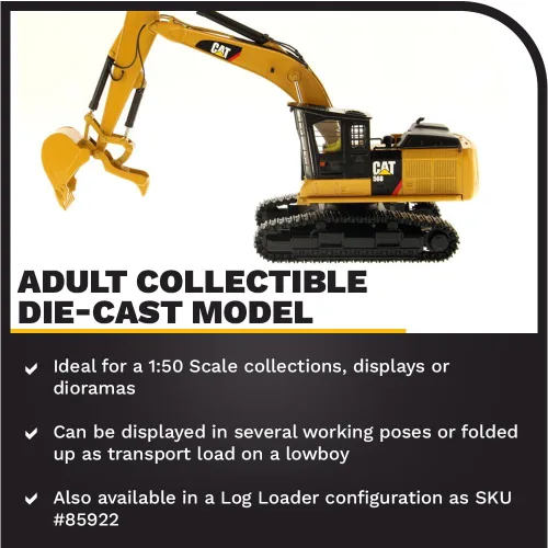 Miniatura 3 de Diecast Masters Caterpillar 568 GF Road Builder High Line Series Vehículo