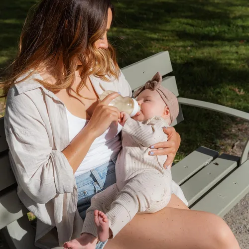 Miniatura 3 de Minbie Biberón para lactancia materna de 3 meses, kit sin BPA