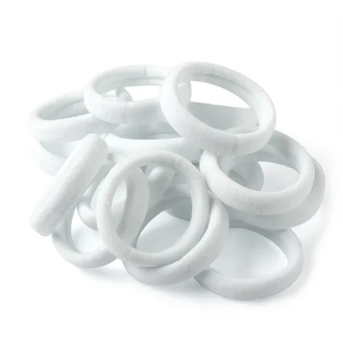 XIMA 60 ligas elásticas de nailon para el cabello, bandas para el cabello, sin arrugas, tela elástica, grandes y elásticas, soportes para cola de 60