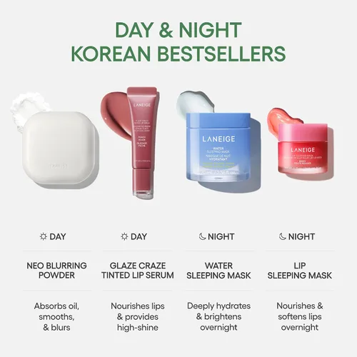 Miniatura 8 de LANEIGE Neo Difuminador Polvo: Compacto de Control de Aceite Coreano con Desenfoque de Poros, Acabado Suavizante y Fácil de Viajar, Embalaje Sin