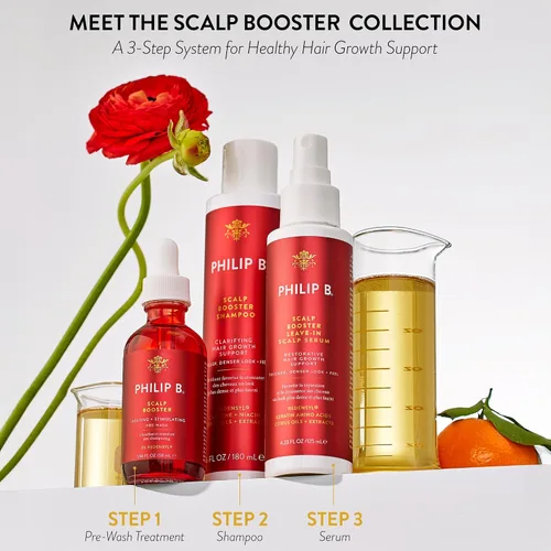 Miniatura 5 de PHILIP B. Scalp Booster - Suero sin enjuague para el cuero cabelludo, 4.23 onzas, tratamiento del cuero cabelludo para un cabello más grueso