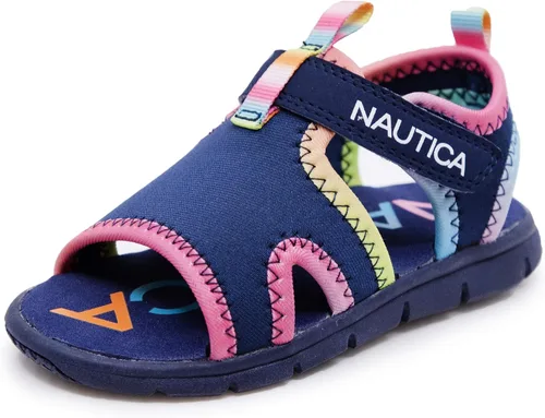 Nautica Sandalias deportivas para niños, zapatos acuáticos con punta abierta, sandalias atléticas de verano niño - niña (niño pequeñoniño grande)
