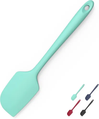 Espátula de silicona resistente al calor de 600°F, Doosu, espátulas flexibles de goma para cocina de alta temperatura, suministros de horneado de
