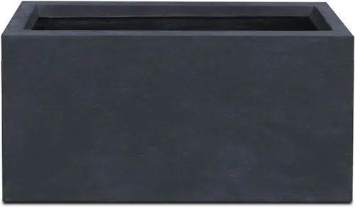 Miniatura 25 de Kante Macetero rectangular de hormigón de 23.2 pulgadas de largo, macetas grandes para interiores y exteriores con orificio de drenaje y tapón