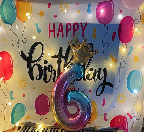 Miniatura 4 de Globos de números grandes del 0-9, color azul, 40 pulgadas, kit para decoraciones de fiesta de cumpleaños y baby showers para inflar con helio