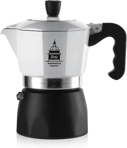 Miniatura 11 de Cafetera espresso para estufa, cafetera italiana para estufa de gas y eléctrica, olla pequeña para café italiano y cubano, 2 tazas de espresso