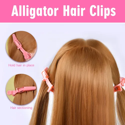 Miniatura 5 de IKOCO Juego de ligas para el cabello, 1505 bandas elásticas coloridas para el cabello con herramientas para el cabello Topsy Tail, peine de cola