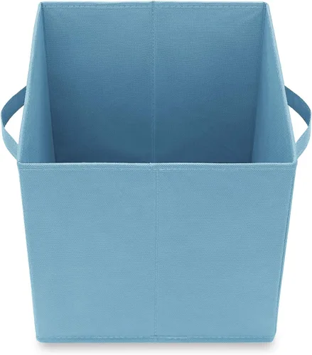 Miniatura 4 de Casafield juego de 6 cubos de almacenamiento plegables de tela, canastas de tela plegables de 11 pulgadas, para estantes, cubos organizadores