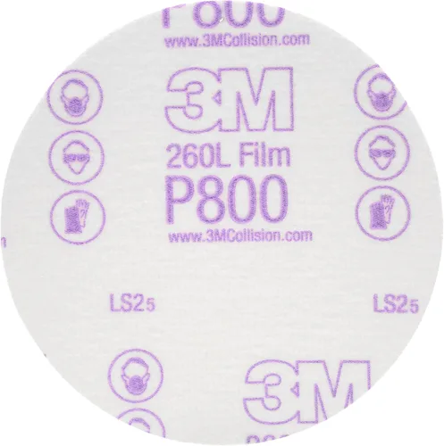 Miniatura 13 de 3M 17 Hookit - Disco de película para acabado, antipolvo, 6 pulgadas, P8., P600, 3