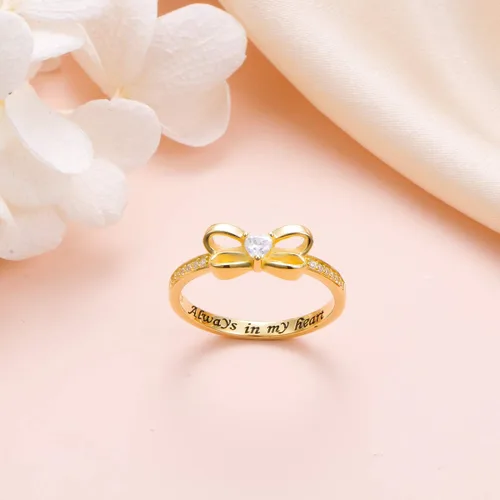 Miniatura 4 de Ladytree Anillo de plata de ley S925 con banda para el pulgar, regalos de joyería para mujer, moda de moda
