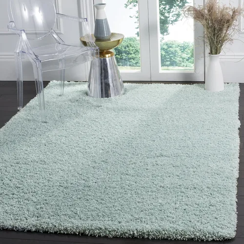 Miniatura 24 de SAFAVIEH Laguna Shag Collection - Alfombra decorativa, 2 pies 3 pulgadas x 4 pies, color beige, diseño sólido, no desprende pelusa y de fácil