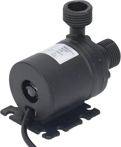 Miniatura 8 de FTVOGUE Bomba sumergible 5M Lift 200GPH Silenciosa Potente Eficiente para Fuente Hidropónica Estanque Acuario ABS DC12V 0.787 in Salida de entrada