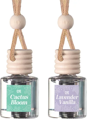 Miniatura 15 de CANDECraftCo - Difusor para colgar en el automóvil, para aceites esenciales, aromas, fragancia, aromaterapia, de larga duración