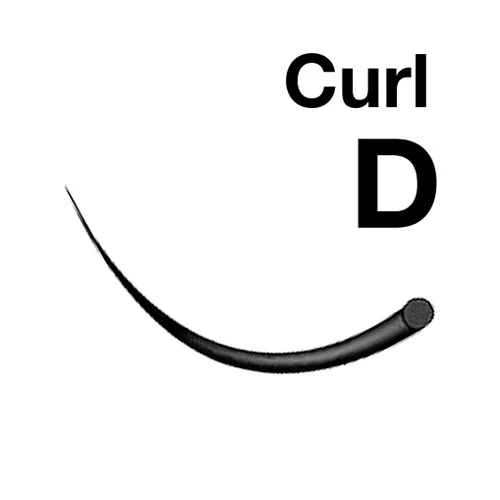 Miniatura 2 de Extensiones de pestañas de 0.003 in de grosor, rizo D, longitud de 0.591 in, tamaño único, pestañas de volumen rápido para extensiones de pestañas