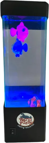 Miniatura 3 de WARM FUZZY Juguetes (1) Lámpara de medusa, funciona con pilas y USB que cambia de color, lámpara de lava para energía positiva, decoración perfecta